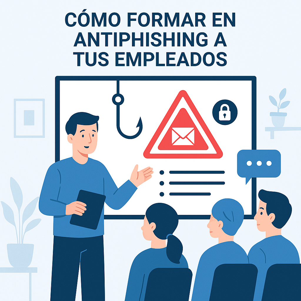 ¿Cómo puedo formar en antiphising a mi equipo?