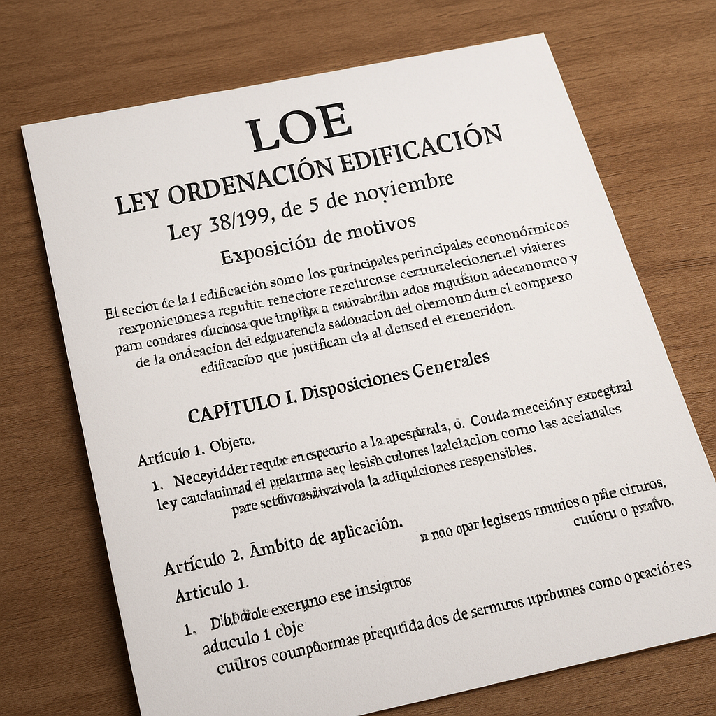 Ley de Ordenación de la Edificación