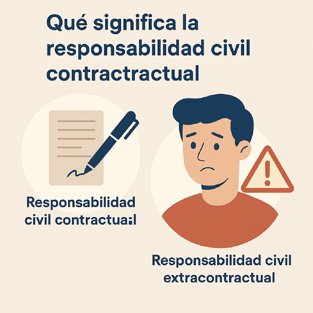 ¿Qué significa la responsabilidad civil contractual y extracontractual?